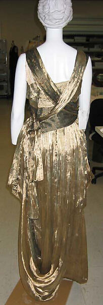 Evening dress, Hickson Inc. (American, 1902–1931), silk, metal, American