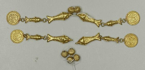 Pendant with Fishes and Amulets, Part of a Set