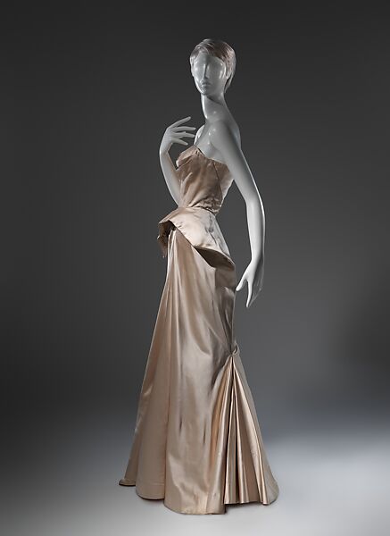 Evening dress, Charles James (American, born Great Britain, 1906–1978), silk, American