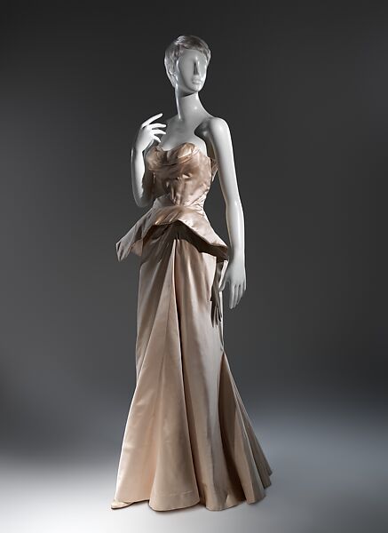 Evening dress, Charles James (American, born Great Britain, 1906–1978), silk, American 