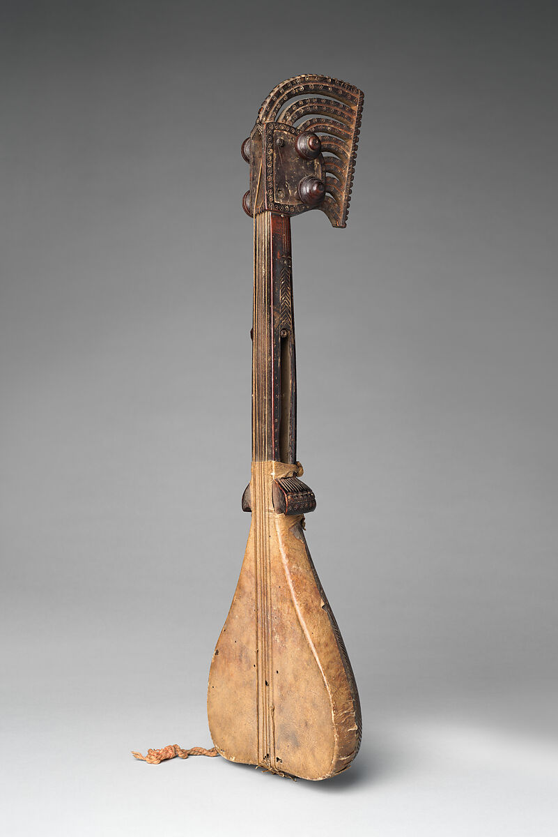 Himalayan Lute (Sgra-Snyan), Wood, Himalayan 