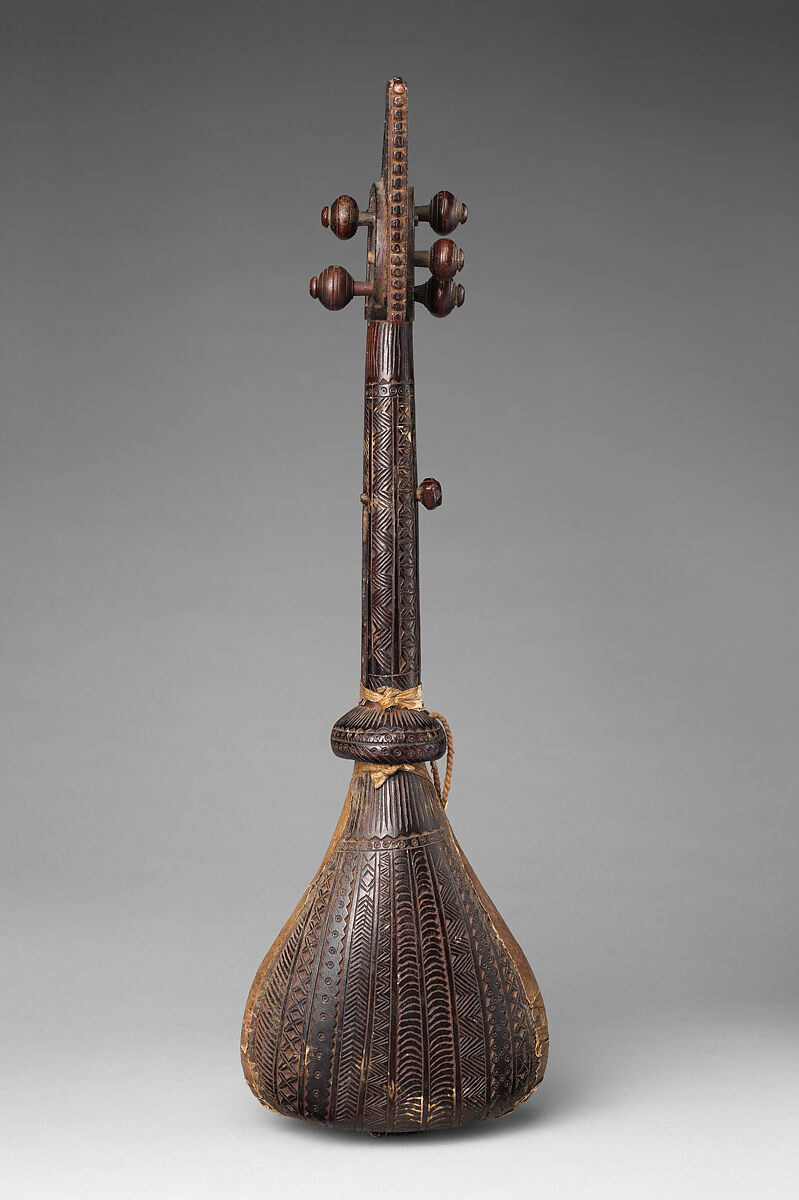 Himalayan Lute (Sgra-Snyan), Wood, Himalayan