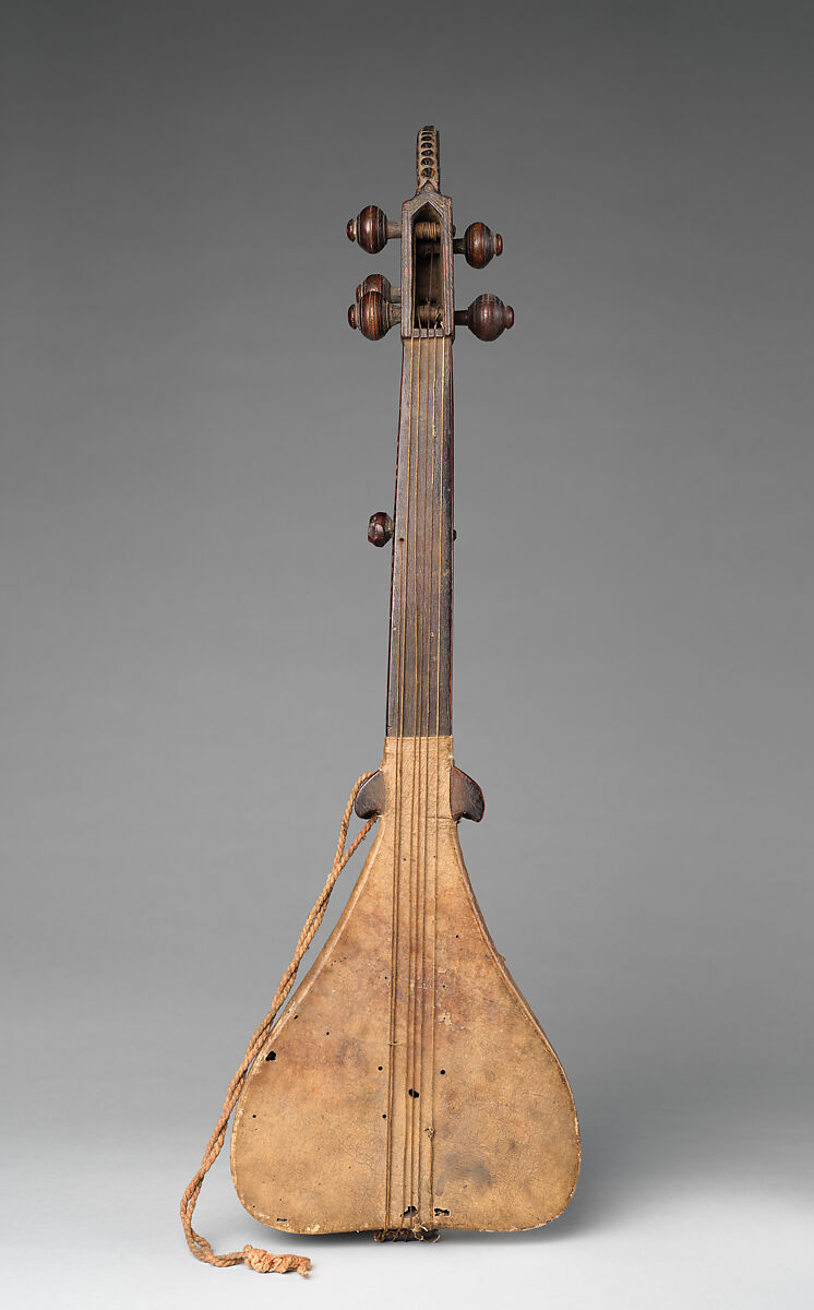 Himalayan Lute (Sgra-Snyan), Wood, Himalayan