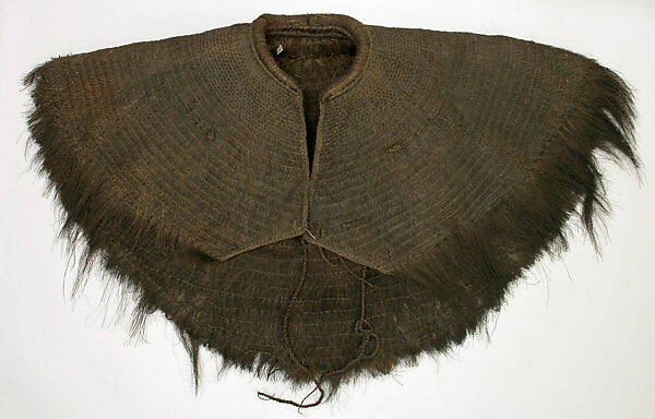 Raincoat, coconut fiber, China 