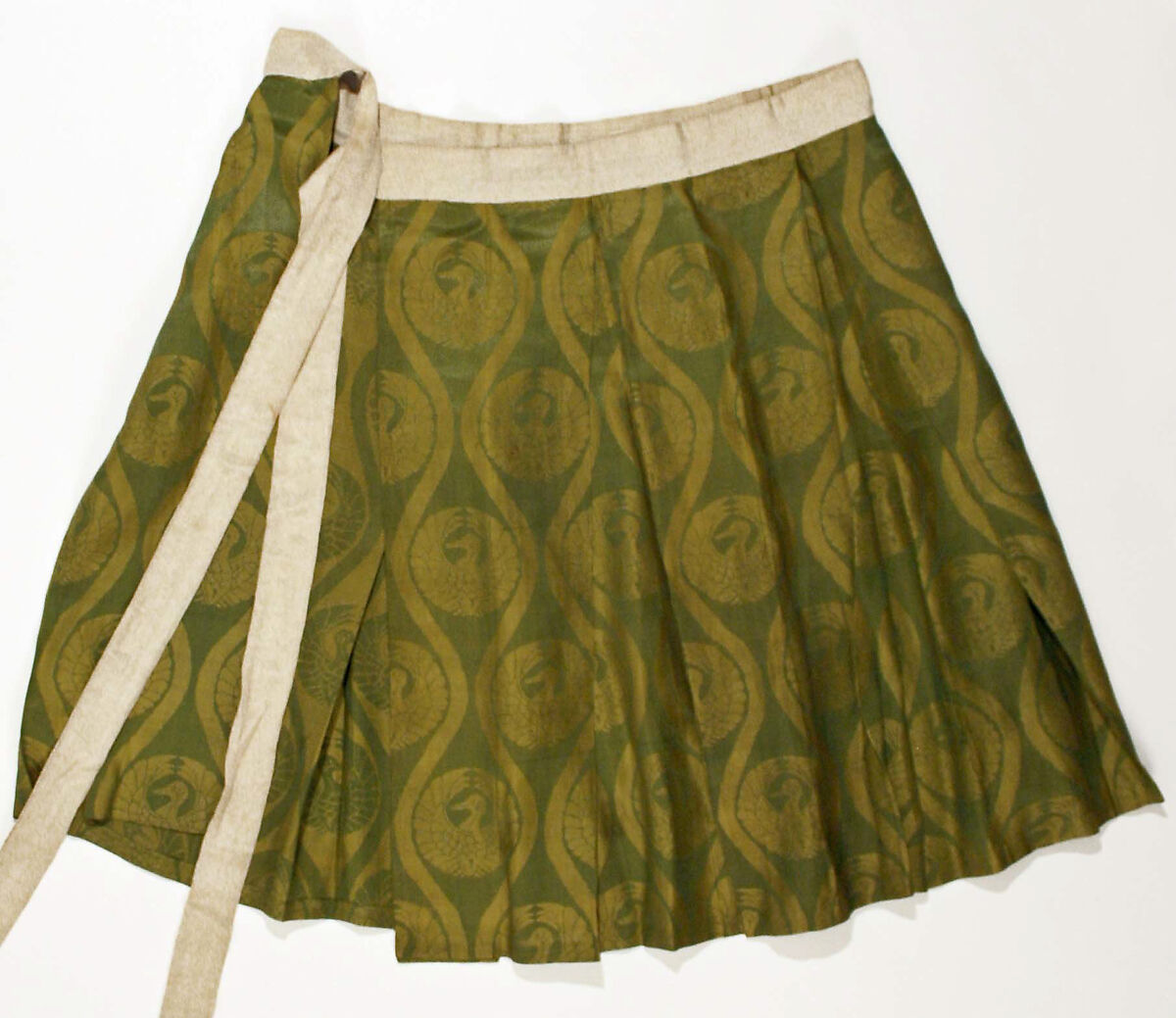 Theatrical costume, (b) silk
(d, e) cotton
(g) paper, Japan