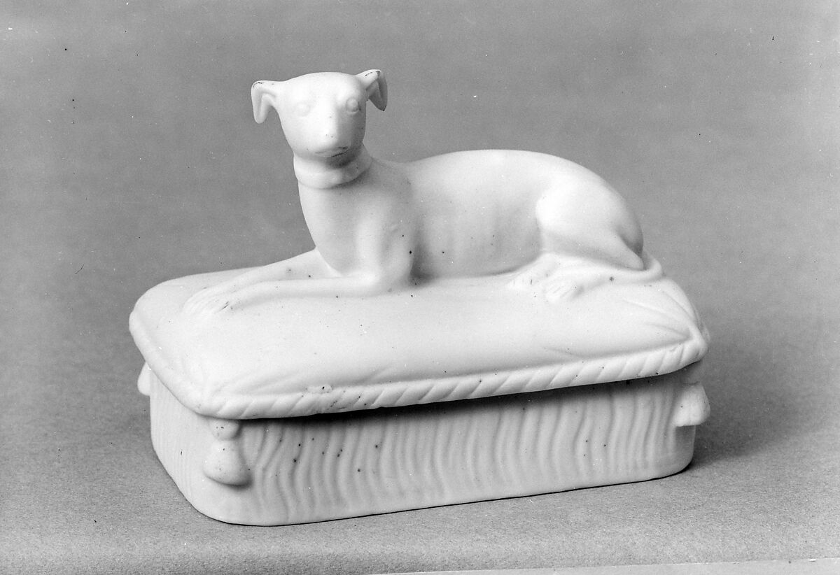 Trinket Box, Parian porcelain, American 