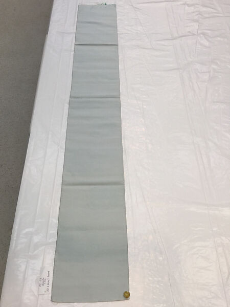 Obi, silk, metallic thread, Japanese