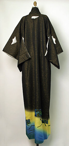 Ensemble, silk, metallic thread, Japanese