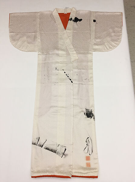 Dance ensemble, silk, cotton, metal, paper, wood, paint, Japanese