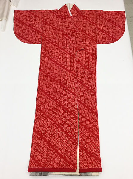 Dance ensemble, silk, cotton, metal, paper, wood, paint, Japanese