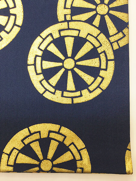 Dance ensemble, silk, cotton, metal, paper, wood, paint, Japanese