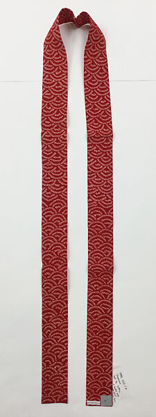 Dance ensemble, silk, cotton, metal, paper, wood, paint, Japanese