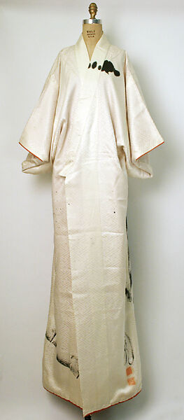 Dance ensemble, silk, cotton, metal, paper, wood, paint, Japanese