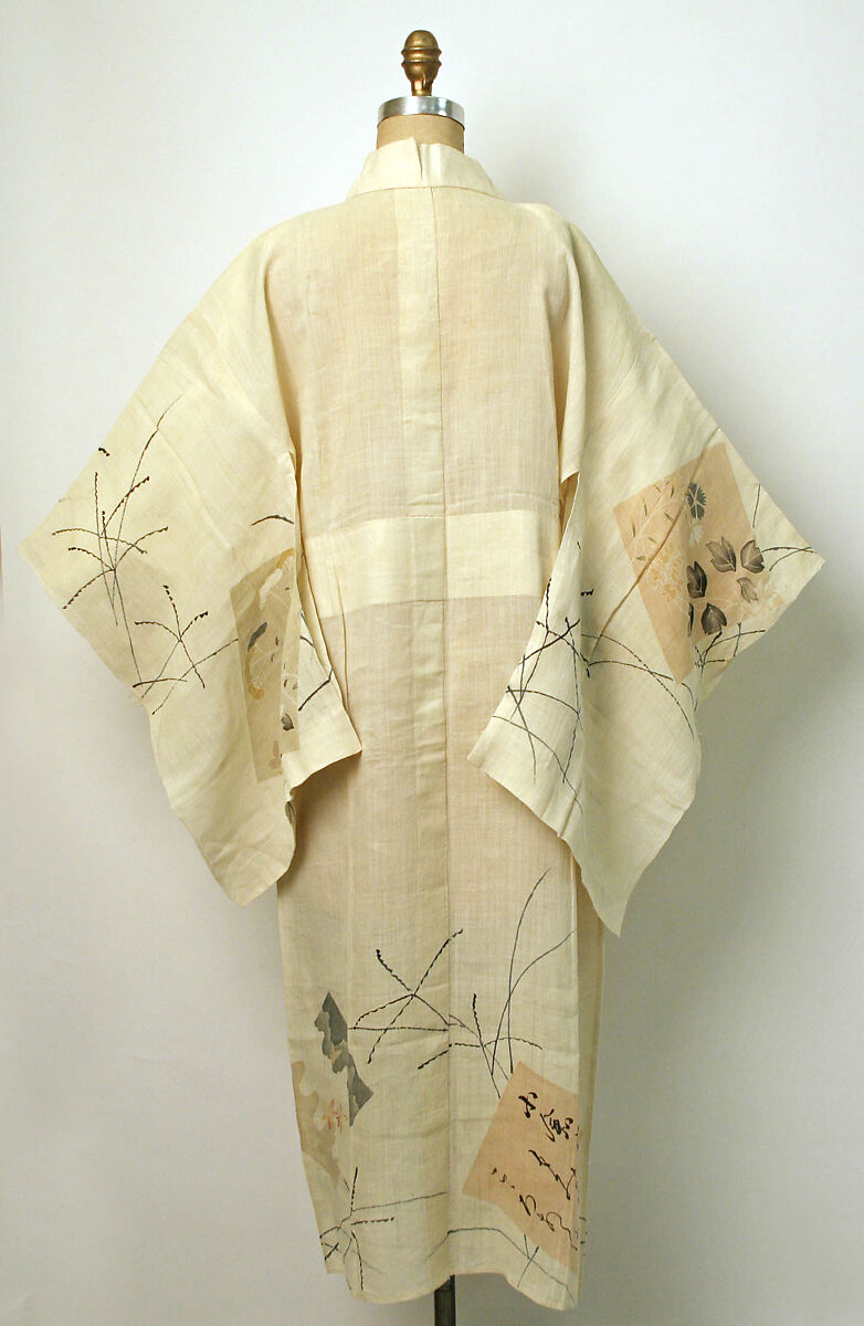 Kimono, Linen, Japanese