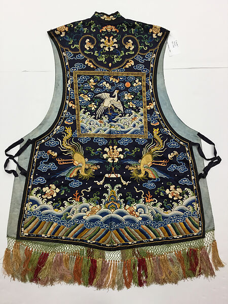 Jacket, silk, metal thread, China