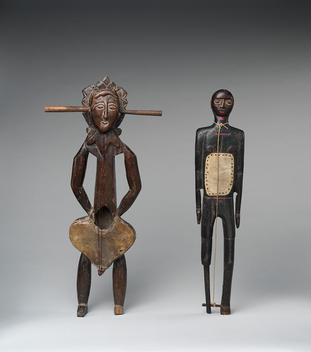 Santal or Munda Fiddle (Huka Banam), Wood and hide, Eastern India, Probably Jharkhand