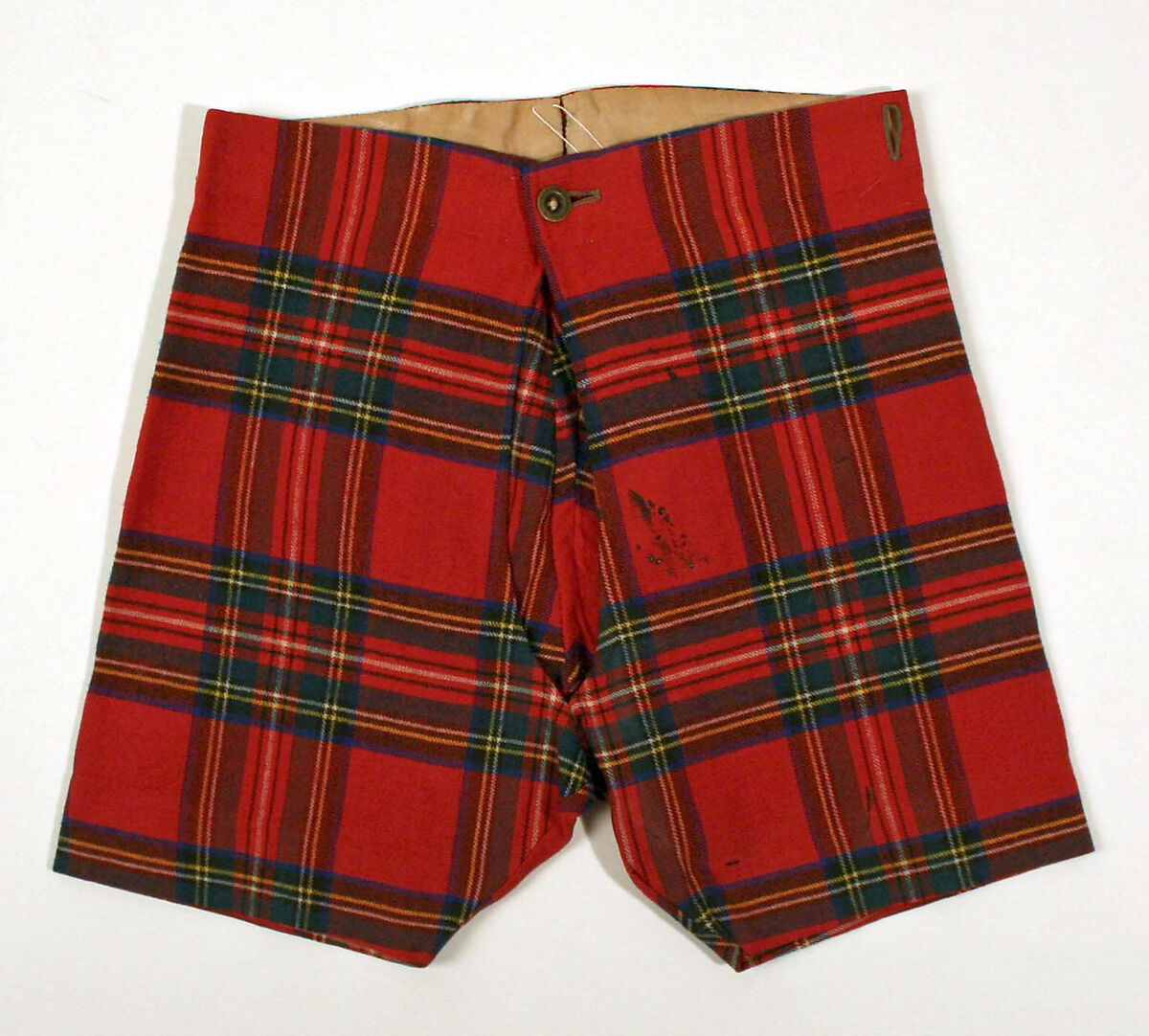 Ensemble, L.P. Hollander &amp; Co. (American), (a) silk
(b) wool, silk, leather
(c) wool
(d) silk, metal, feather
(e) metal, leather, hair, American