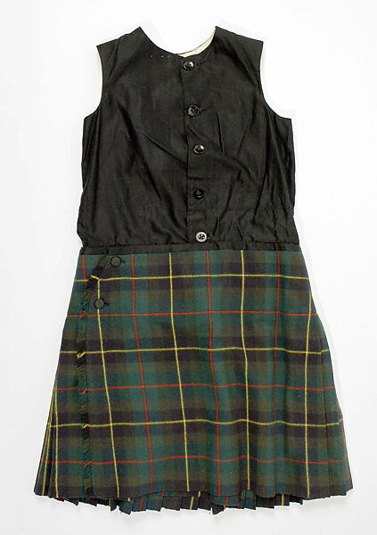 Ensemble, (a, b) silk, metal
(c) silk, wool
(d, e, g, h) wool
(f) leather, metal, hair
(i) silk
(j) metal, glass
(k) silk, metal, feather, Scottish