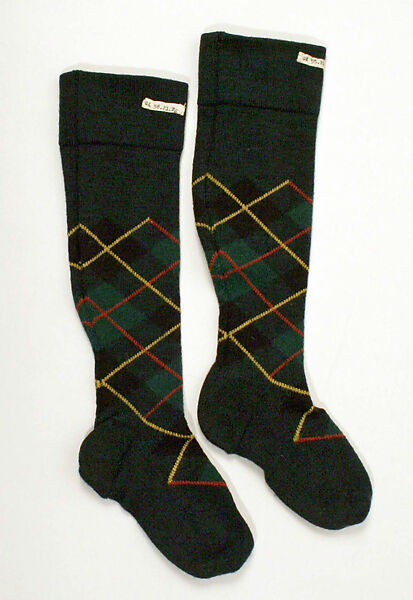 Ensemble, (a, b) silk, metal
(c) silk, wool
(d, e, g, h) wool
(f) leather, metal, hair
(i) silk
(j) metal, glass
(k) silk, metal, feather, Scottish