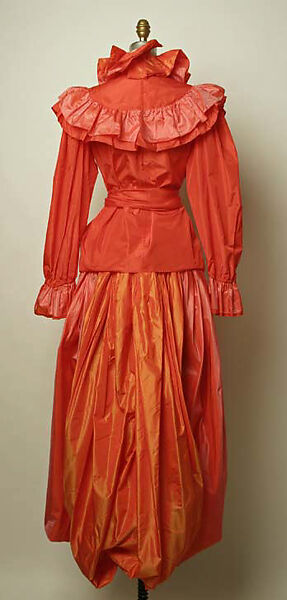 Evening ensemble, Yves Saint Laurent (French, founded 1961), silk, French