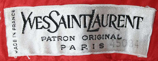 Evening ensemble, Yves Saint Laurent (French, founded 1961), silk, French