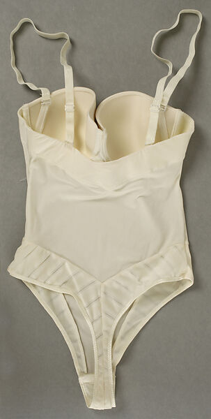 Bodysuit, Chantelle (French), nylon, polyurethane, spandex, cotton blend, French