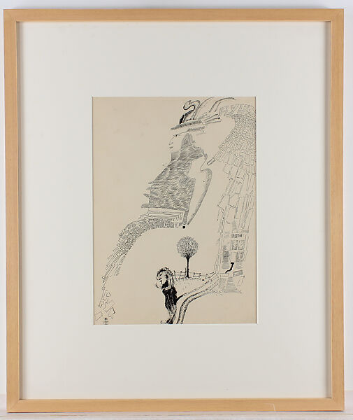 Mexico Drawing, Vivan Sundaram (Indian, Shimla 1943–2023 New Delhi), Ink on paper 
