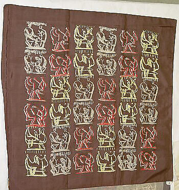 Scarf, Henry Moore (20th century), silk, British 