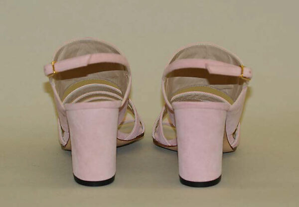 Sandals, House of Chanel (French, founded 1910), a,b) leather, metal, French