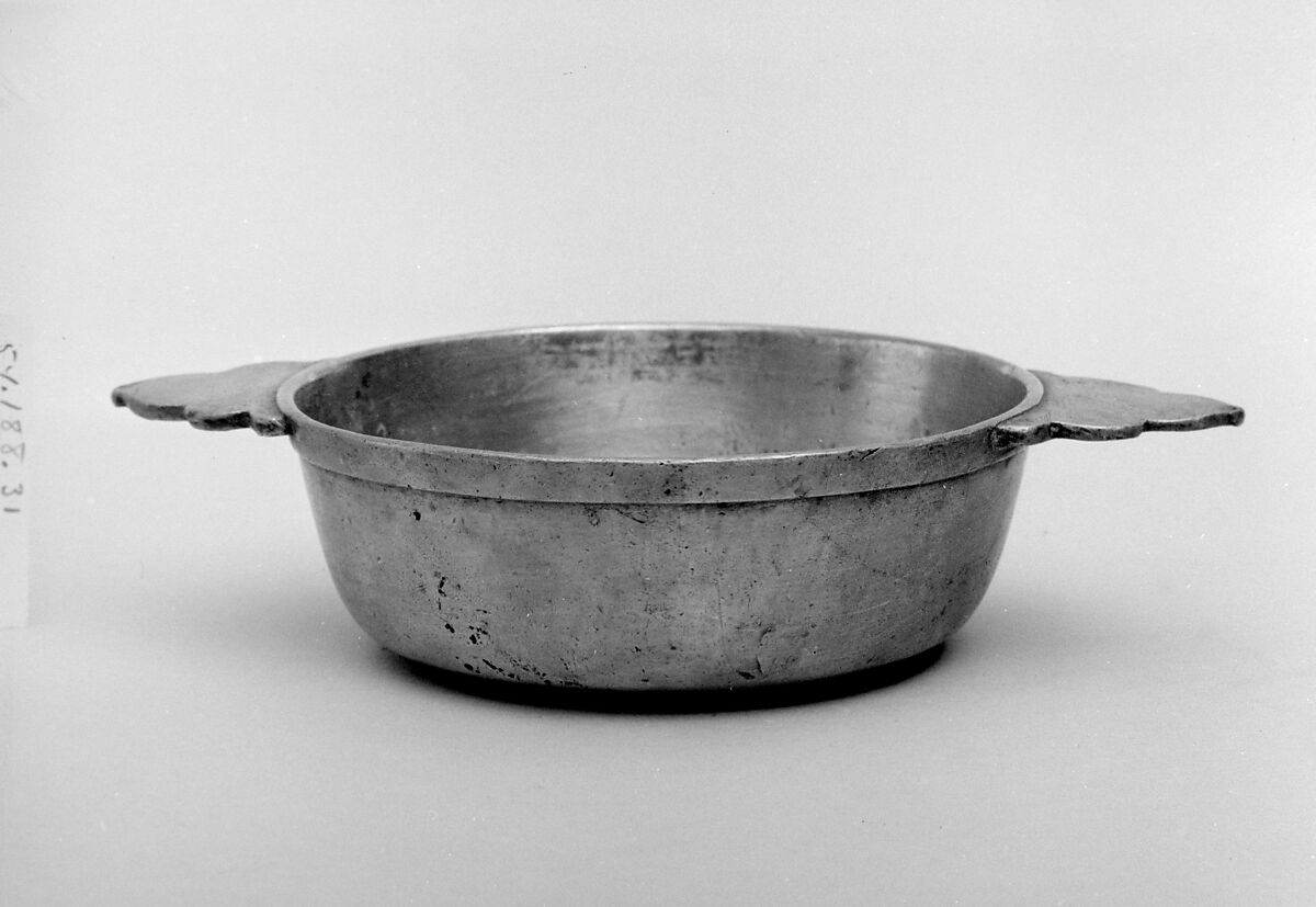 Bowl (from a set of four), Pewter, French 