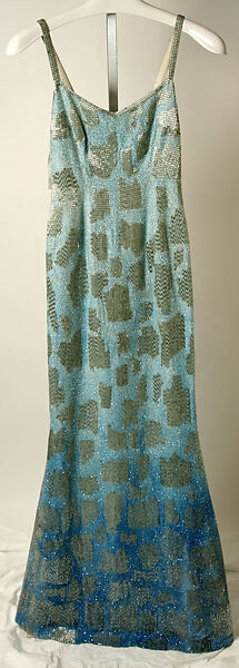 Evening Dress, Todd Oldham (American, born 1961), (b) silk, plastic;, American 
