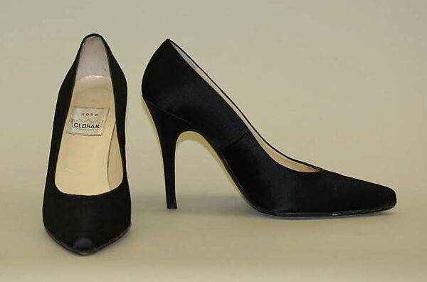 Shoes (Pumps), Todd Oldham (American, born 1961), (c, d) silk, leather, American 