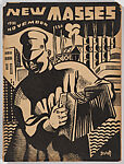 New Masses Magazine, November 1931, Phil Bard (American, 1912–1966), Photomechanical relief print 