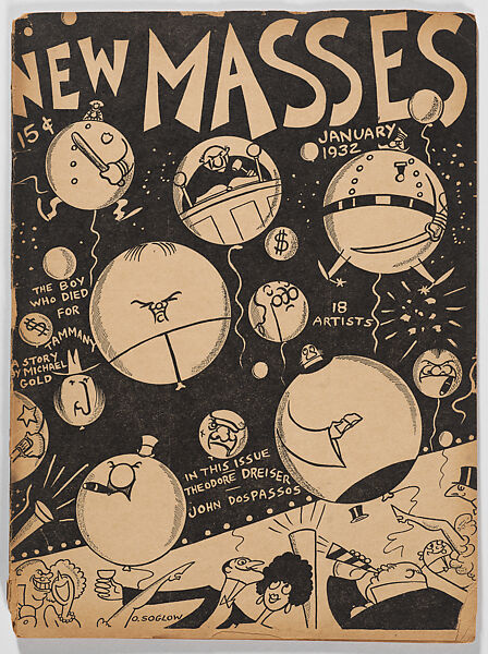 New Masses magazine, January 1932, New Masses, Inc., Commercial lithograph 
