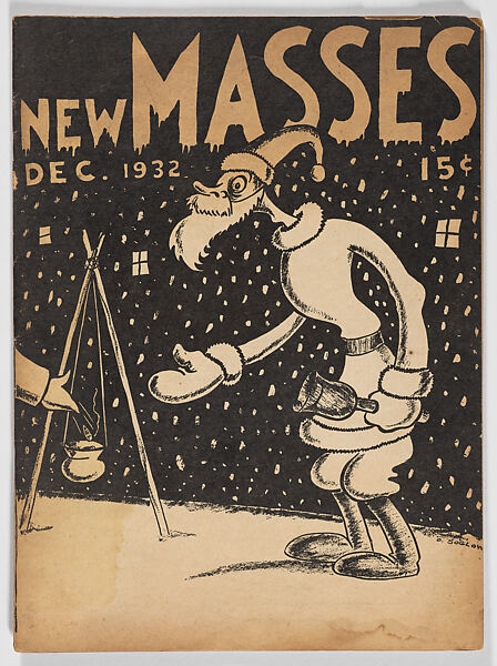 New Masses magazine, December 1932, New Masses, Inc., Commercial lithograph 