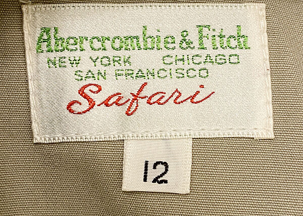 Ensemble, Abercrombie and Fitch Co. (American, founded 1892), a-c) cotton, American