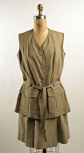 Ensemble, Abercrombie and Fitch Co. (American, founded 1892), a-c) cotton, American