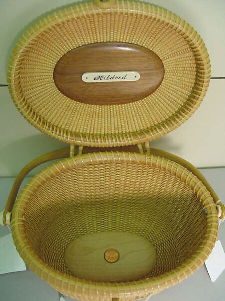 Purse, Michael Kane, Reed, ivory, wood, American