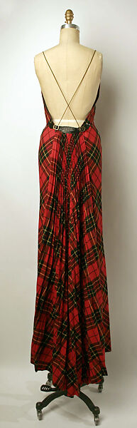 Evening dress, Michael Kaye (American, born Canada, 1965), wool, leather, American