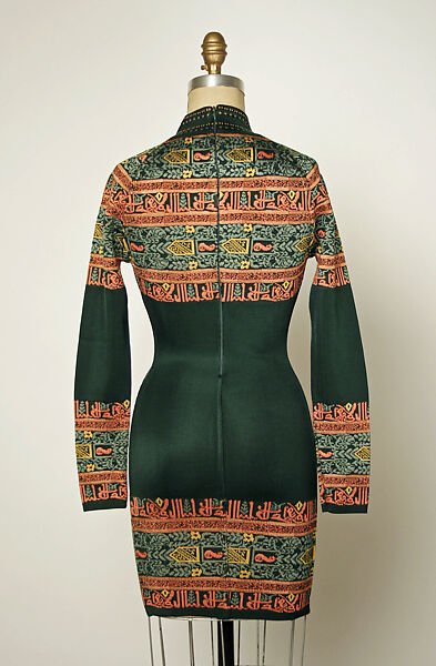 Dress, Azzedine Alaïa (French (born Tunisia), Tunis 1935–2017 Paris), rayon, nylon, spandex, French