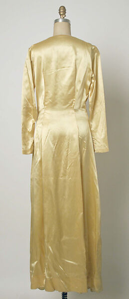 Ensemble, Silk, cotton, metal wrapped thread