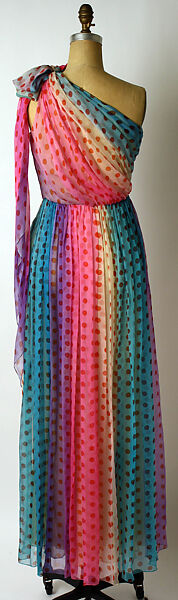 Evening dress, Bill Blass Ltd. (American, founded 1970), silk, American