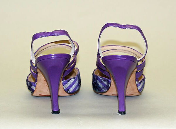 Evening ensemble, (a, b) Geoffrey Beene (American, Haynesville, Louisiana 1927–2004 New York), (a) cotton, silk, synthetic fiber, plastic; (b) silk; (c, d) cotton, silk, plastic, leather, American