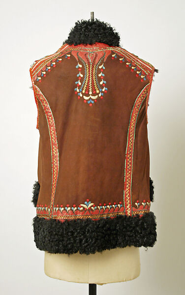 Ensemble, wool, leather, Polish