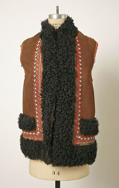 Ensemble, wool, leather, Polish