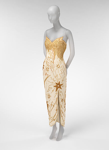 Dress, Fabrice (American, born Haiti, 1951–1998), Silk, synthetic, American