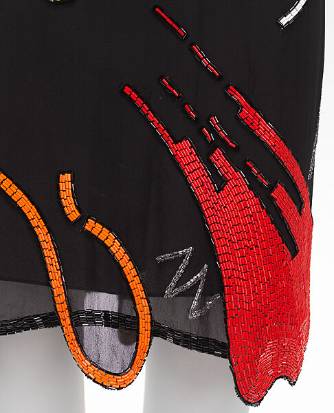 Dress, Fabrice (American, born Haiti, 1951–1998), Silk, synthetic, American