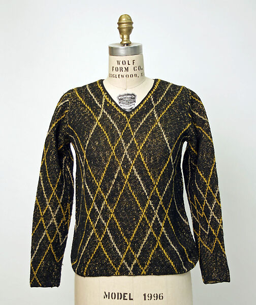 Sweater, Schiaparelli (French, founded 1927), wool, French