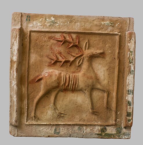 Tile with Deer