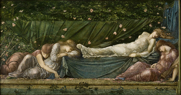 The Sleeping Beauty, Sir Edward Burne-Jones (British, Birmingham 1833–1898 Fulham), Oil on canvas 